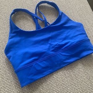 lululemon athletica Vibrant Blue Sports Bra